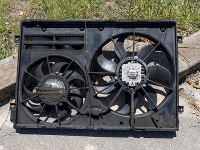 I removed the radiator fan and shroud assembly