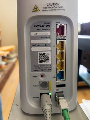 Nokia BGW320-505 Fiber Optic Wireless Gateway Modem and Router