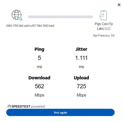 AT&T Internet 1000 fiber speed