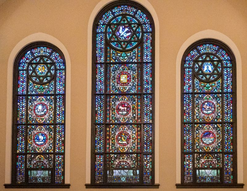 Original stained glass windows 21a