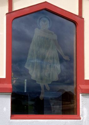 Window in Maori Church