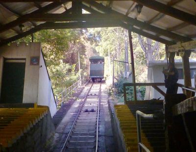 Funicular  going up