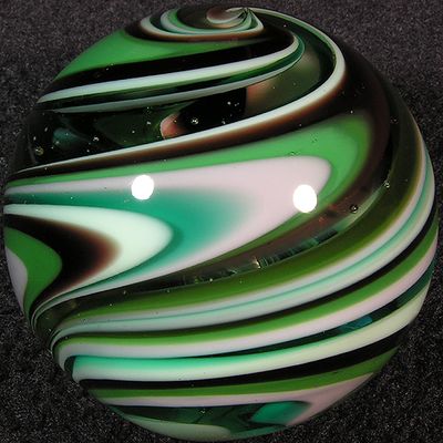 Glass Eye Studio with Ro Purser: Cisco Green Size: 1.92 Price: SOLD