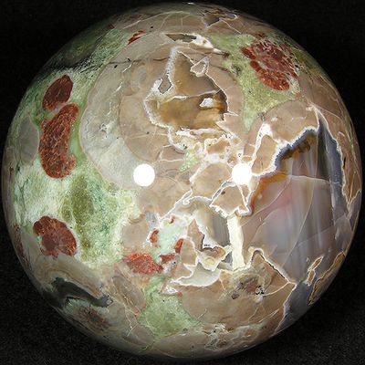 3.11: 4th of July Mushroom Rhyolite w/ Agate - Hermanas, NM