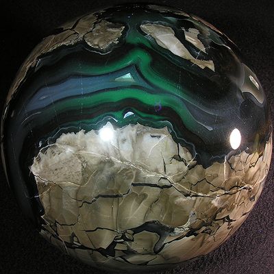 6.08: Volcanic Agate (with UV highlights) - China