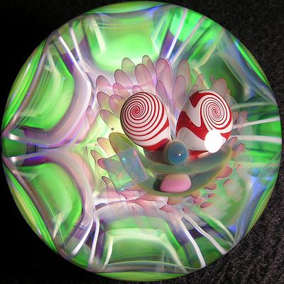 Mike's Eater is front and center in this huge marble with amazing UV in Travis' inner section
