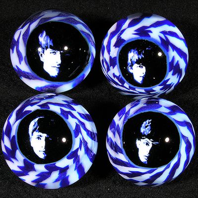 #110: The Beatles (Set of 4) Size: 1.60/1.50/1.53/1.58 Price: $2,000