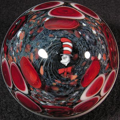 Unknown, Cat in the Hat in the Vortex Size: 2.17 Price: SOLD