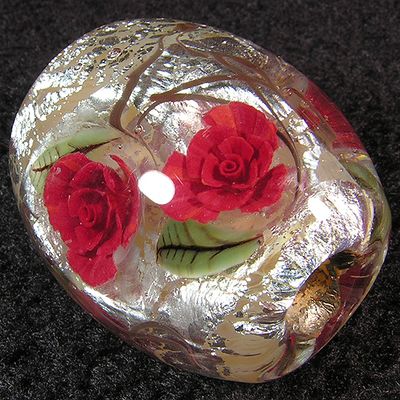 #107: Silver Rose Garden Size: 1.02 x 0.91 Price: $220 