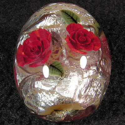 #107: Silver Rose Garden Size: 1.02 x 0.91 Price: $220