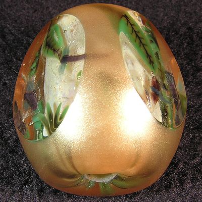 #110: Golden Heavenly Flitter Size: 1.08 x 0.99 Price: $190