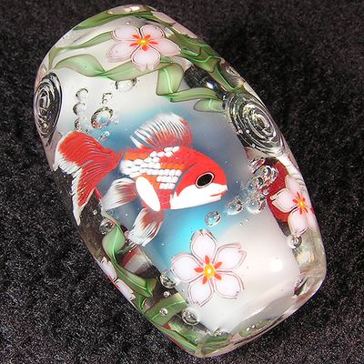 #46: Daisuke Takeuchi, Goldfish Royalty Size: 1.28 x 0.85 Price: $940