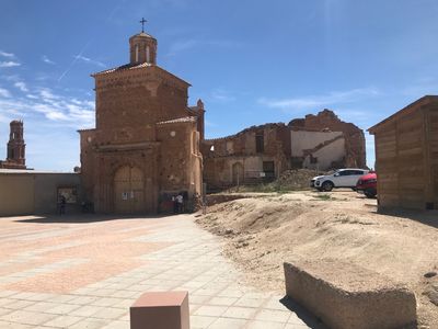 Les ruines de la vieille ville de Belchite