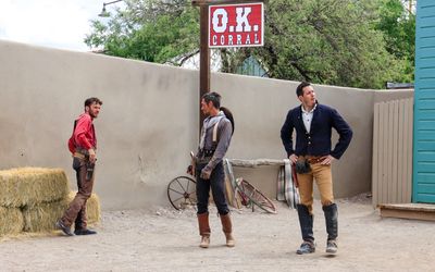 Billy and Ike Clanton with Frank McLaury at the Gunfight at the OK Corral