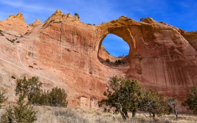 Window Rock in the Navajo Nation at Window Rock