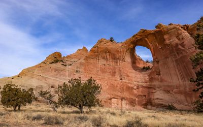 Window Rock in the Navajo Nation at Window Rock