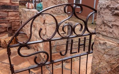 Gate to the Hubbell family compound in Hubbell Trading Post NHS