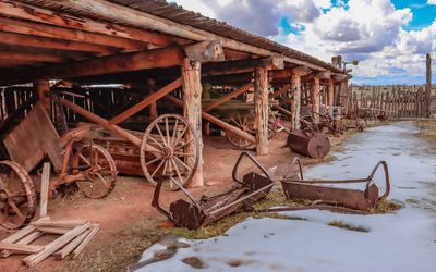 Shed and equipment in Hubbell Trading Post NHS