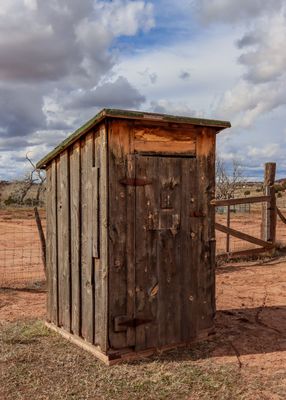 Post outhouse in Hubbell Trading Post NHS