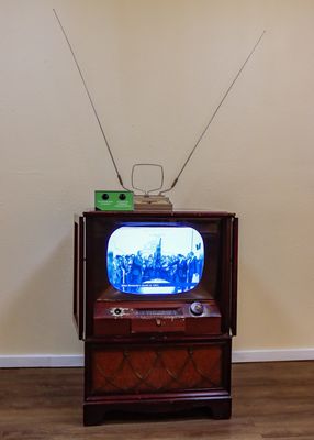 Park movie displayed on a period TV (circa 1967) in Chamizal National Memorial