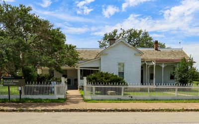 LBJ’s boyhood home (from 5 until marriage at 26) in Lyndon B. Johnson HP