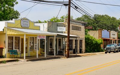 Old Johnson City downtown near the Lyndon B. Johnson HP