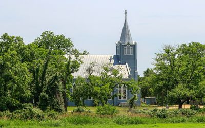 Lutheran Church attended by the Johnson family in Lyndon B. Johnson HP