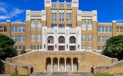 View of Little Rock Central High School in Little Rock Central HS NHS