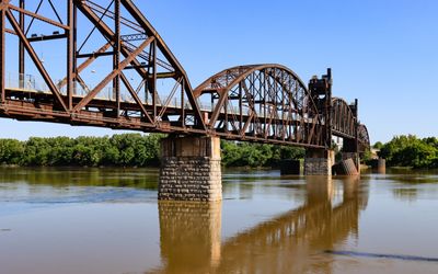 Clinton Presidential Park Bridge in Little Rock