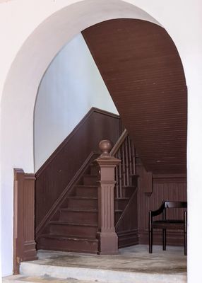 Stairway in Tallahatchie County Courthouse in Emmett Till and Mamie Till-Mobley NM