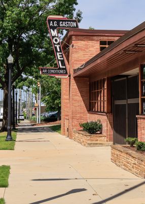 A.G. Gaston Motel, African American lodging featured in the Green Book in Birmingham Civil Rights NM 