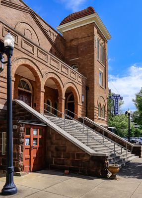 Front of the 16th Street Baptist Church in Birmingham Civil Rights NM