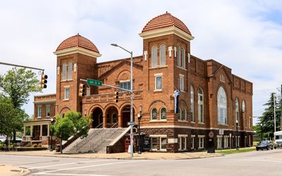 View of the 16th Street Baptist Church in Birmingham Civil Rights NM