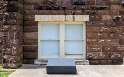 Place at the 16th Street Baptist Church where the bomb was placed in Birmingham Civil Rights NM