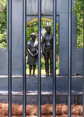 Childrens Crusade statue in Kelly Ingram Park in Birmingham Civil Rights NM