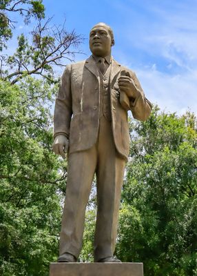 Martin Luther King Jr. statue in Kelly Ingram Park in Birmingham Civil Rights NM