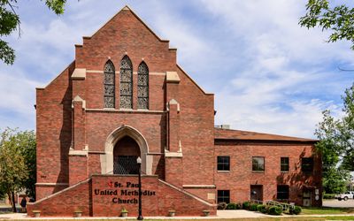 St. Paul United Methodist Church, instrumental in the Civil Rights Movement, in Birmingham Civil Rights NM