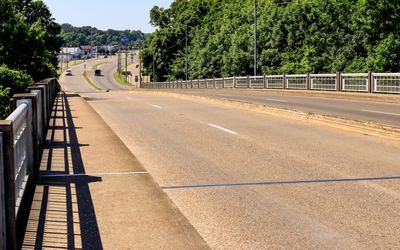 View south on US 80, site of the “Bloody Sunday” confrontation on March 7, 1965, along the Selma to Montgomery NHT