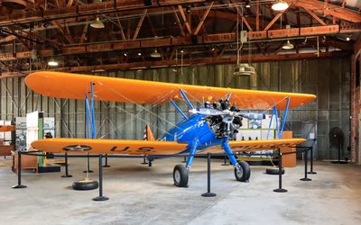 PT-17 Stearman Kaydet in Hanger 1, in Tuskegee Airmen NHS
