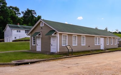 Bath and Locker House with Skyway Club building in Tuskegee Airmen NHS