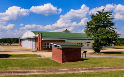 View of Hanger 2 in Tuskegee Airmen NHS