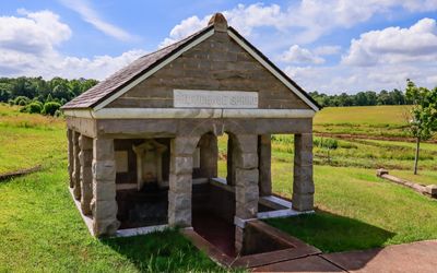 Monument to the Providence Spring in Andersonville NHS