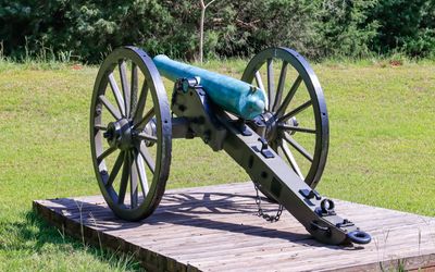 Cannon outside of the prisoner pen in Andersonville NHS