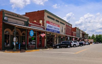 The Plains, Georgia business district in Jimmy Carter NHP
