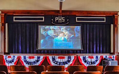 Auditorium in the Plains High School in Jimmy Carter NHP