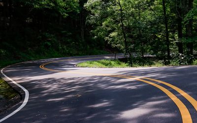 The sweeping Pinnacle Road in Cumberland Gap NHP