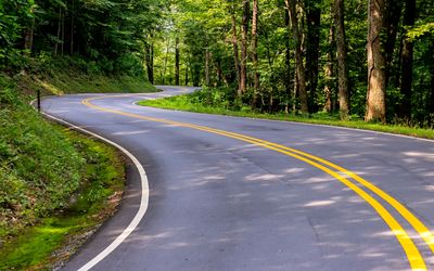 Curves of the Pinnacle Road in Cumberland Gap NHP