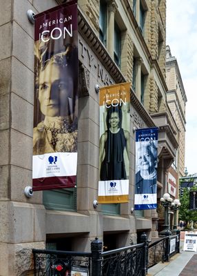 Banners outside of the First Ladies NHS