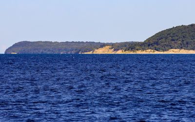 North Manitou Island from the ferry in Sleeping Bear Dunes NL