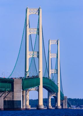 Mackinac Bridge & Lighthouse – Michigan